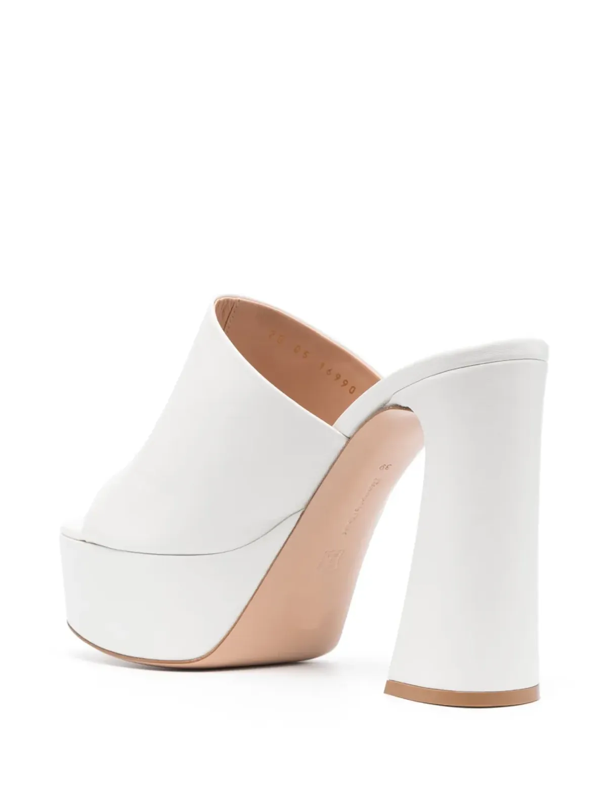 Gianvito Rossi レザーサンダル - 画像3