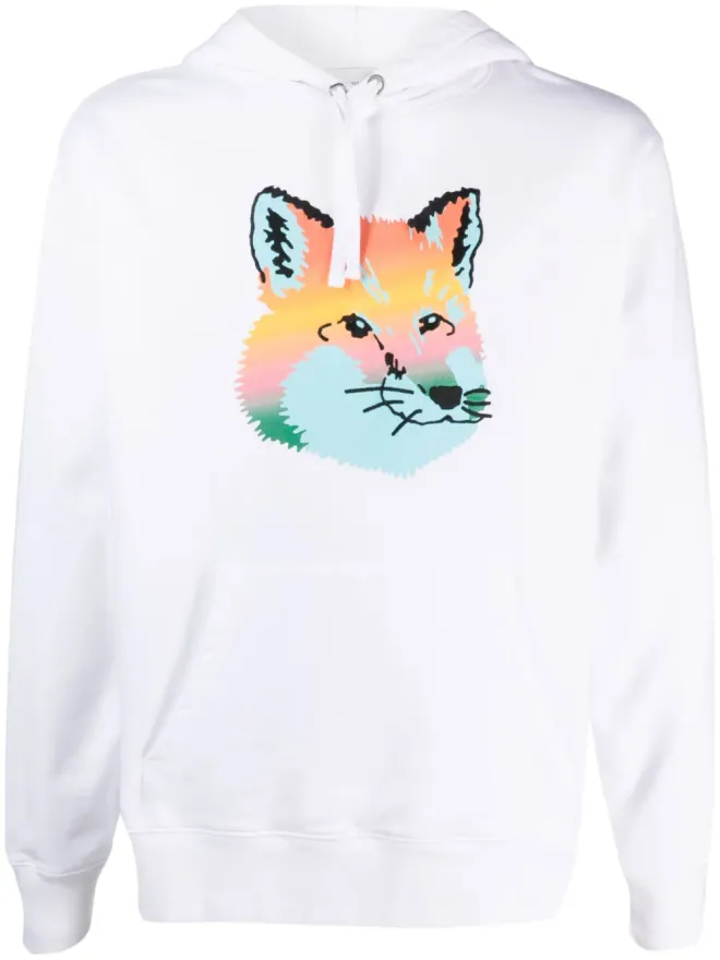 Maison Kitsuné Maison Kitsuné狐プリント コットン パーカーの商品画像