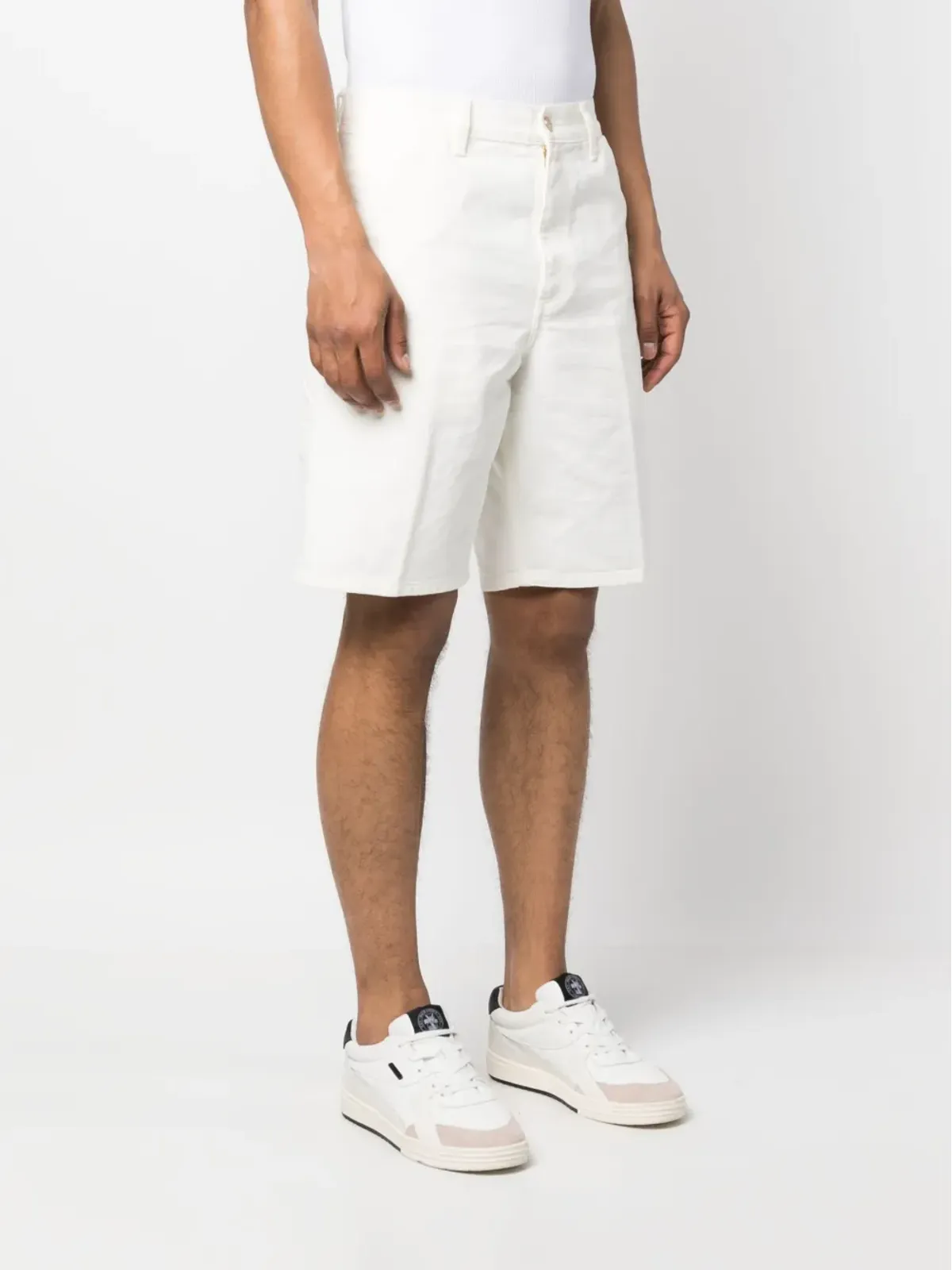 Carhartt WIP シングルニー ベルムーダーショーツ - ホワイト - 画像3