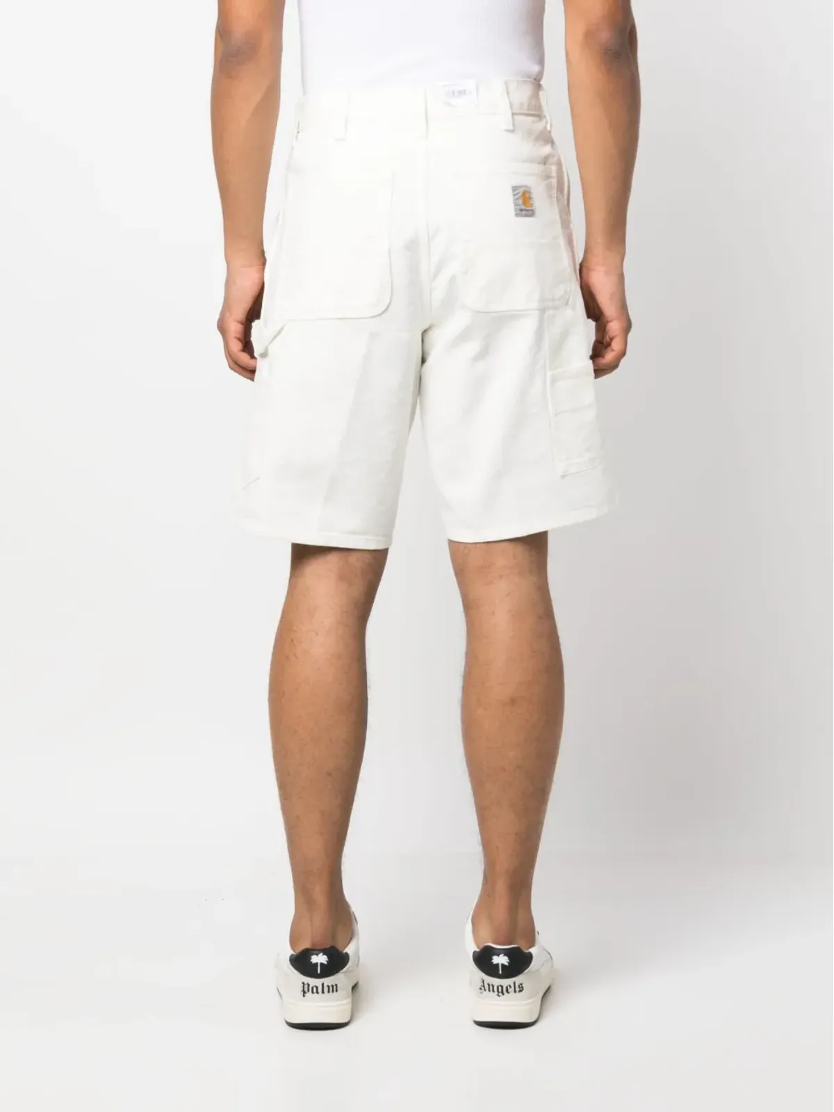 Carhartt WIP シングルニー ベルムーダーショーツ - ホワイト - 画像4