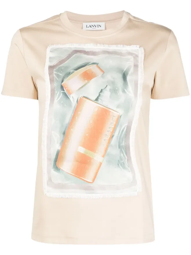 Lanvin Lanvin クラシック・スクラッチ＆スニッフ Tシャツ - Neutralsの商品画像