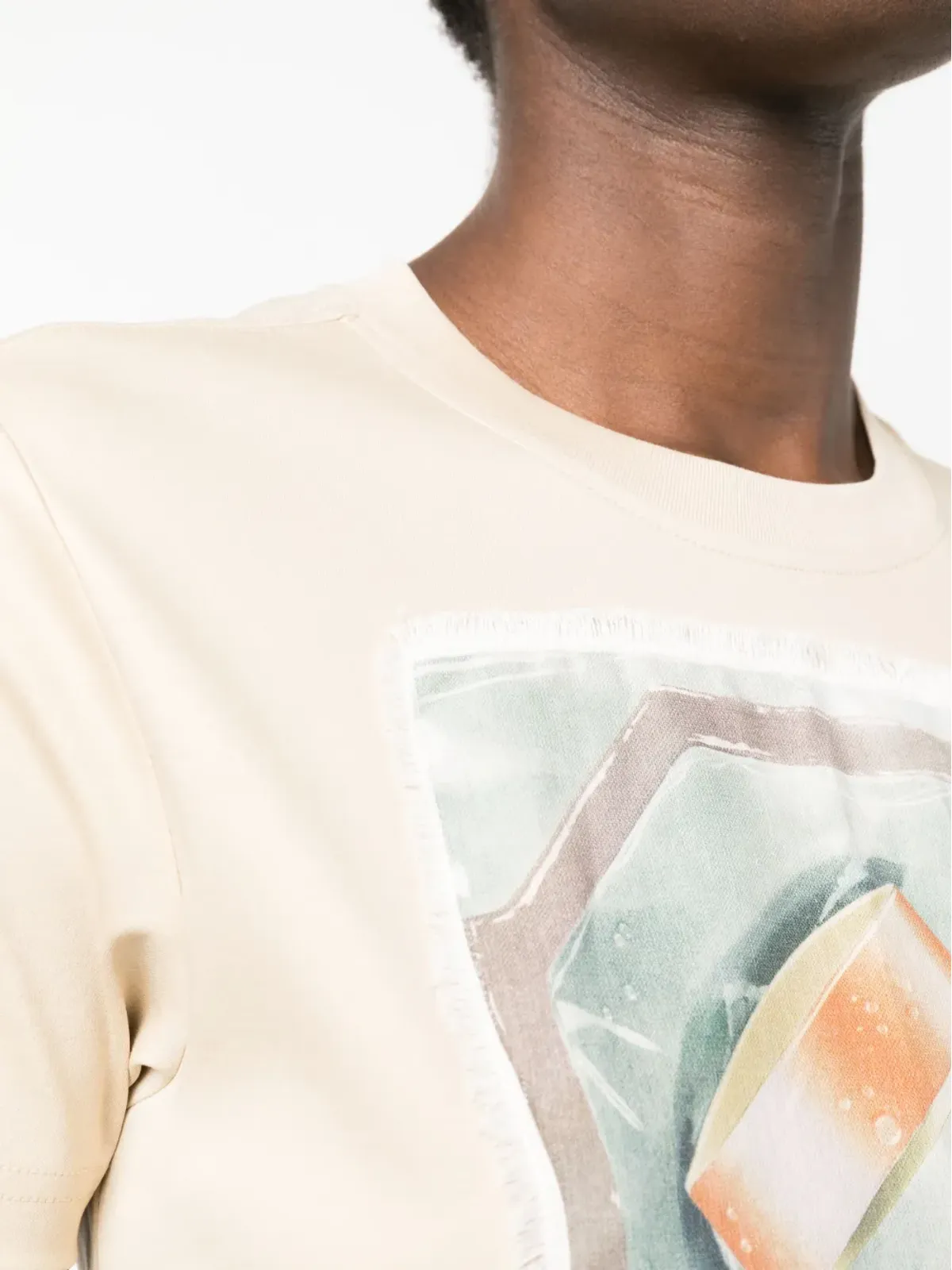 Lanvin クラシック・スクラッチ＆スニッフ Tシャツ - Neutrals - 画像5