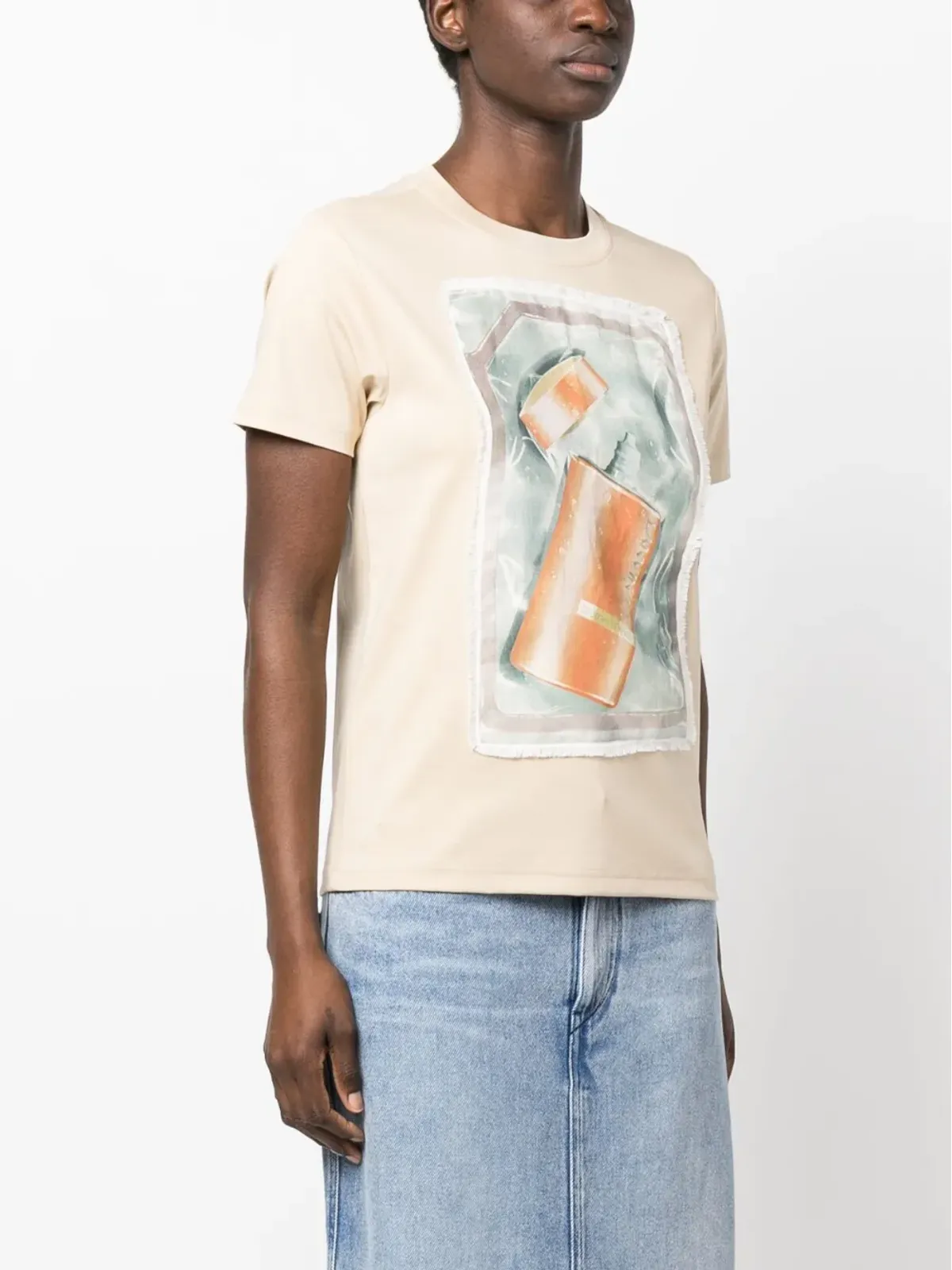 Lanvin クラシック・スクラッチ＆スニッフ Tシャツ - Neutrals - 画像3
