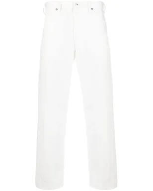 Jil Sander ストレートレッグ コットン ジーンズ - ホワイト - サムネイル1