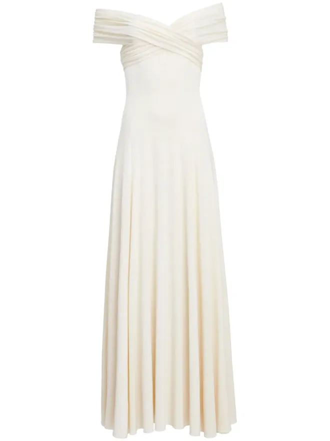 KHAITE KHAITE Bruna オフショルダードレスの商品画像