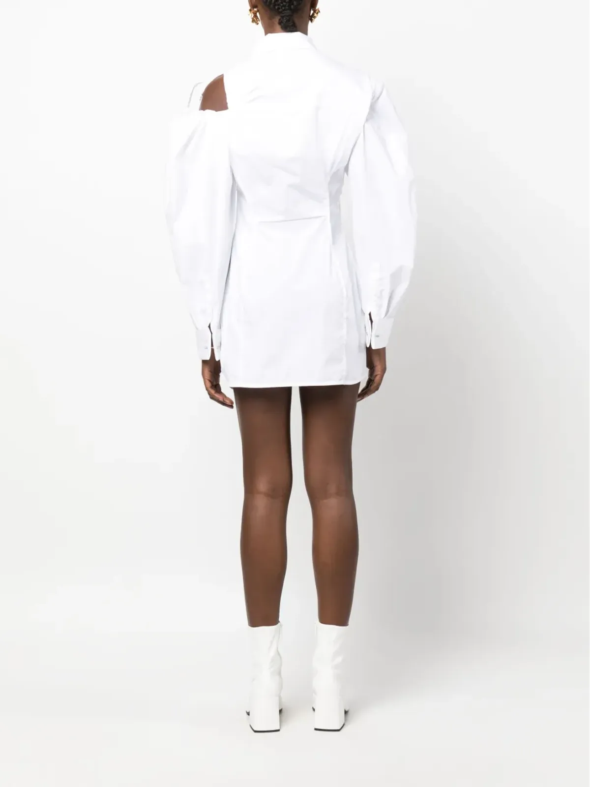 Jacquemus Galliga 非対称シャツドレス - 画像4