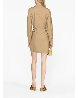 Jacquemus La Robe Bahia ドレープミニドレス - サムネイル3