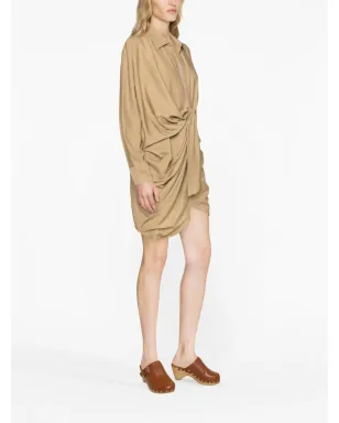 Jacquemus La Robe Bahia ドレープミニドレス - サムネイル4