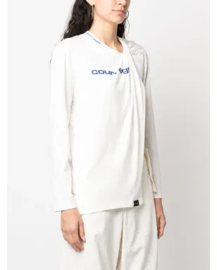 Courrèges ダブルレイヤー アシンメトリック ジャージー - サムネイル3