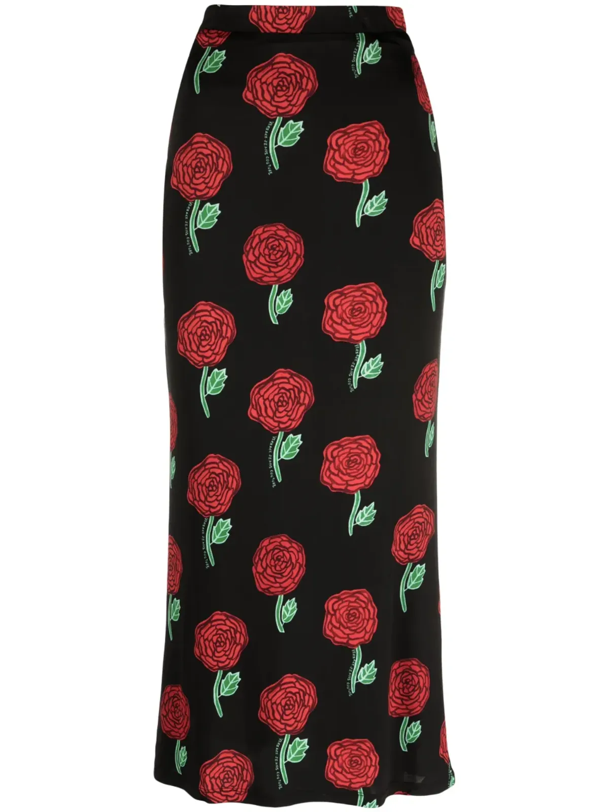 Versace Jeans Couture ハイウエスト花柄スカート - 画像1