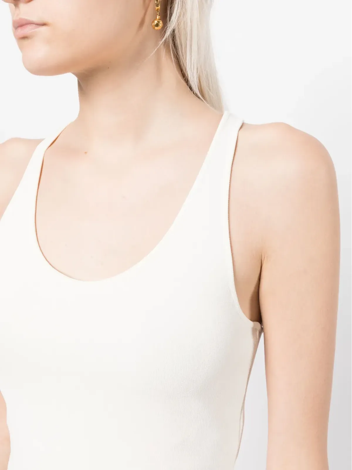 Stella McCartney ノースリーブ レーサーバック タンクトップ - 画像5