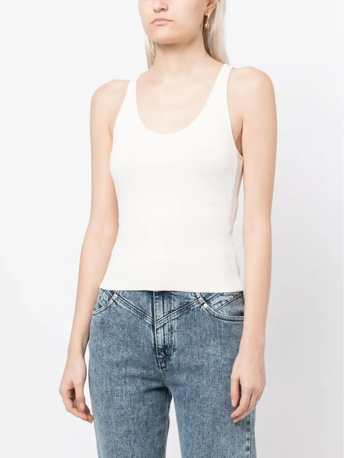 Stella McCartney ノースリーブ レーサーバック タンクトップ - 画像3