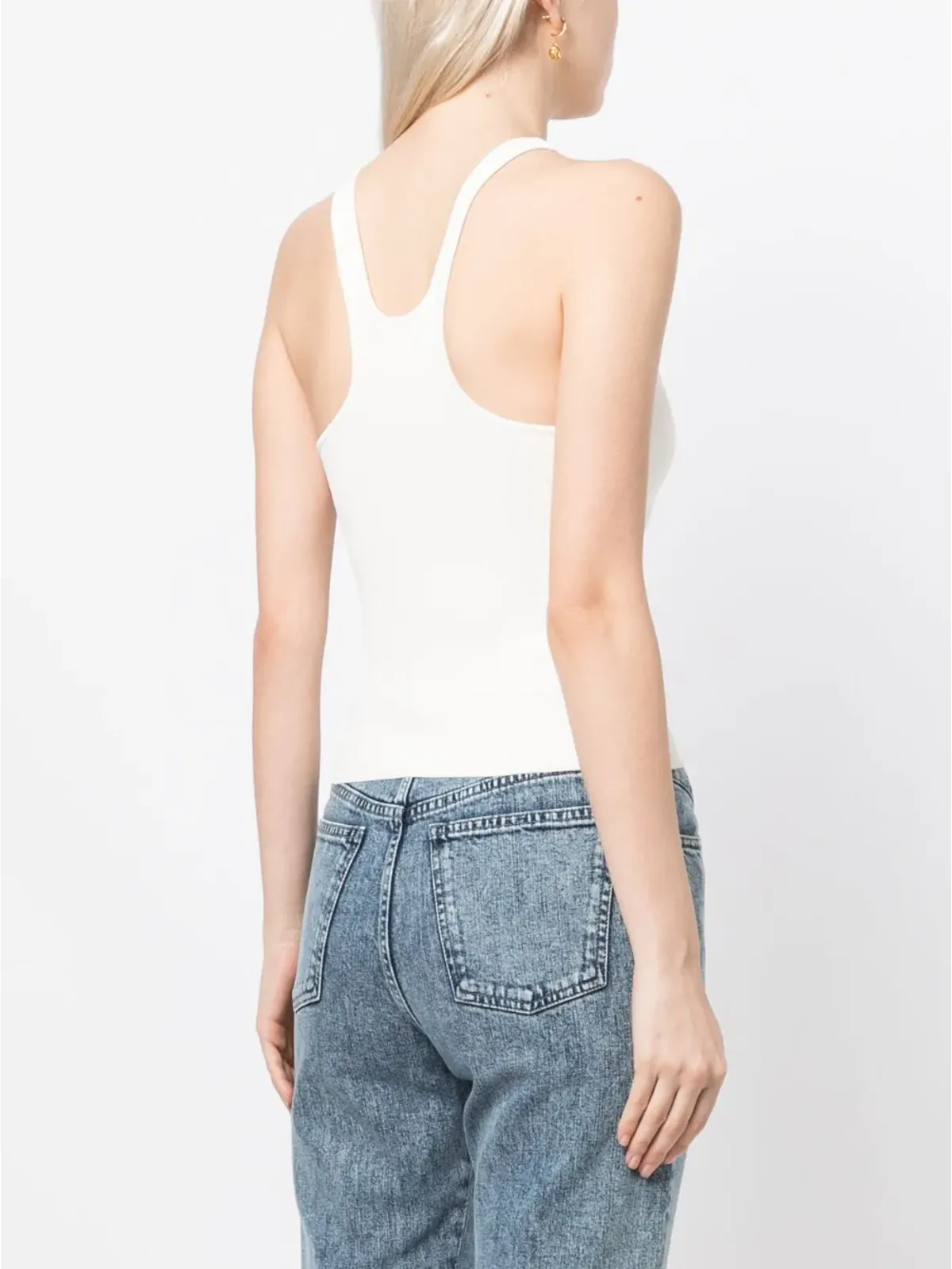 Stella McCartney ノースリーブ レーサーバック タンクトップ - 画像4