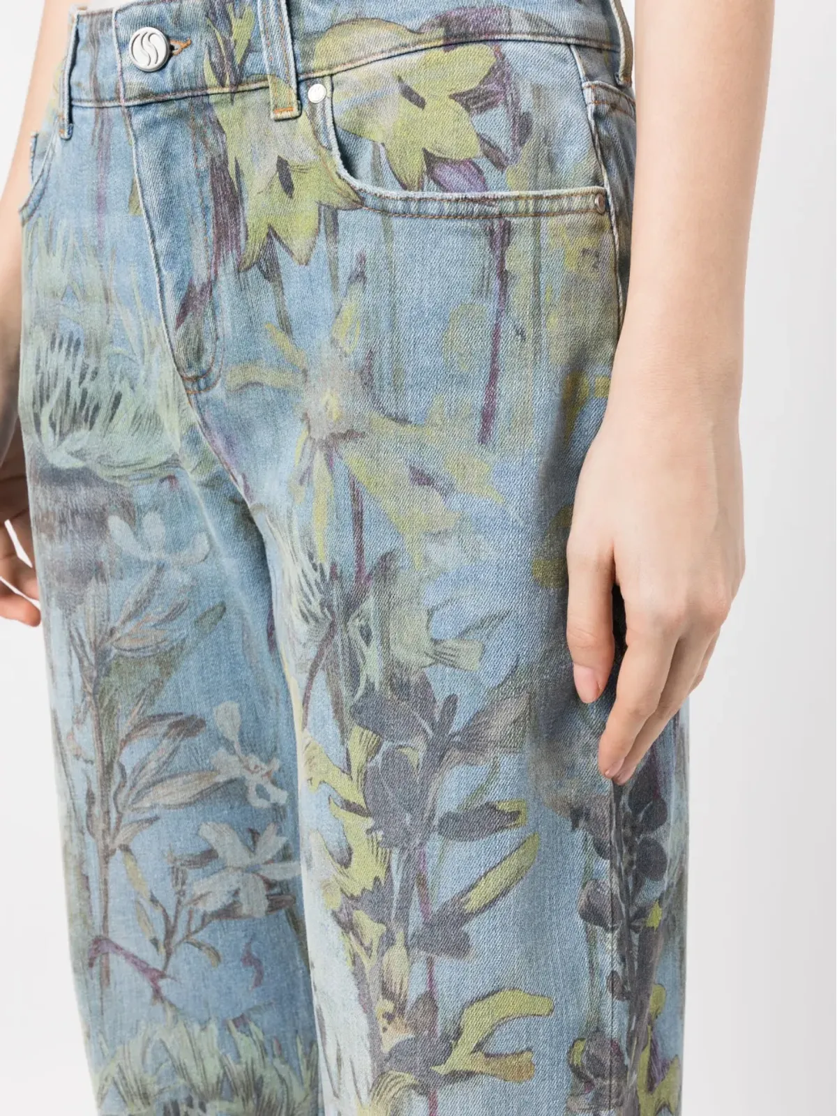 Stella McCartney Rewild Flora デニムパンツ - 画像5