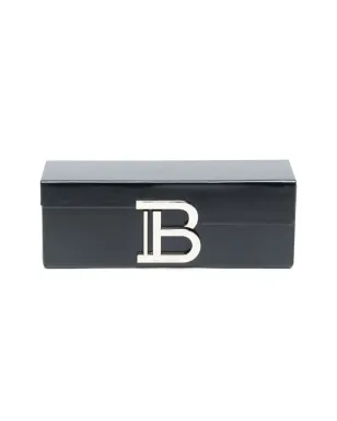 Balmain Eyewear レ・マスク ティンテッド・丸型フレーム サングラス - ブラック - サムネイル4