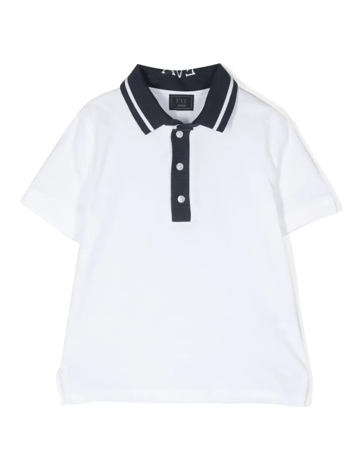 Fay Kids ツートーンポロシャツ - 画像1