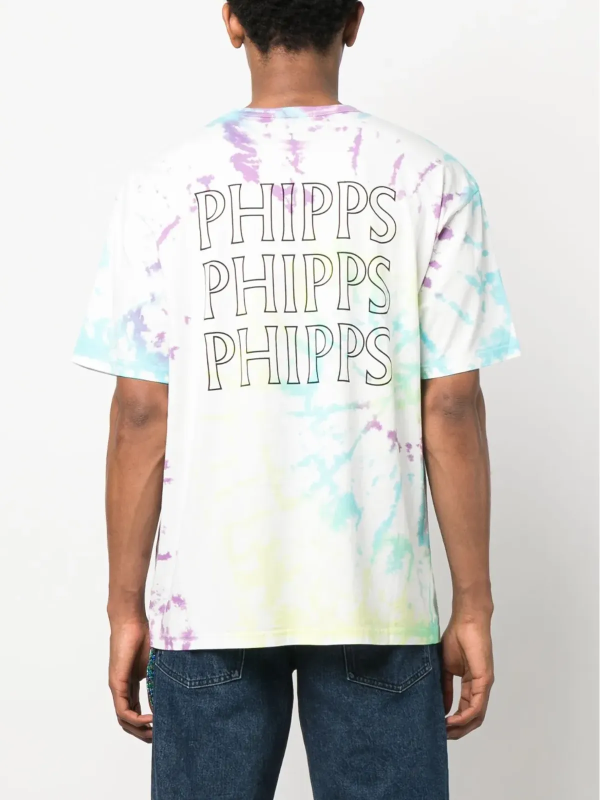 Phipps タイダイ染めコットン Tシャツ - 画像4