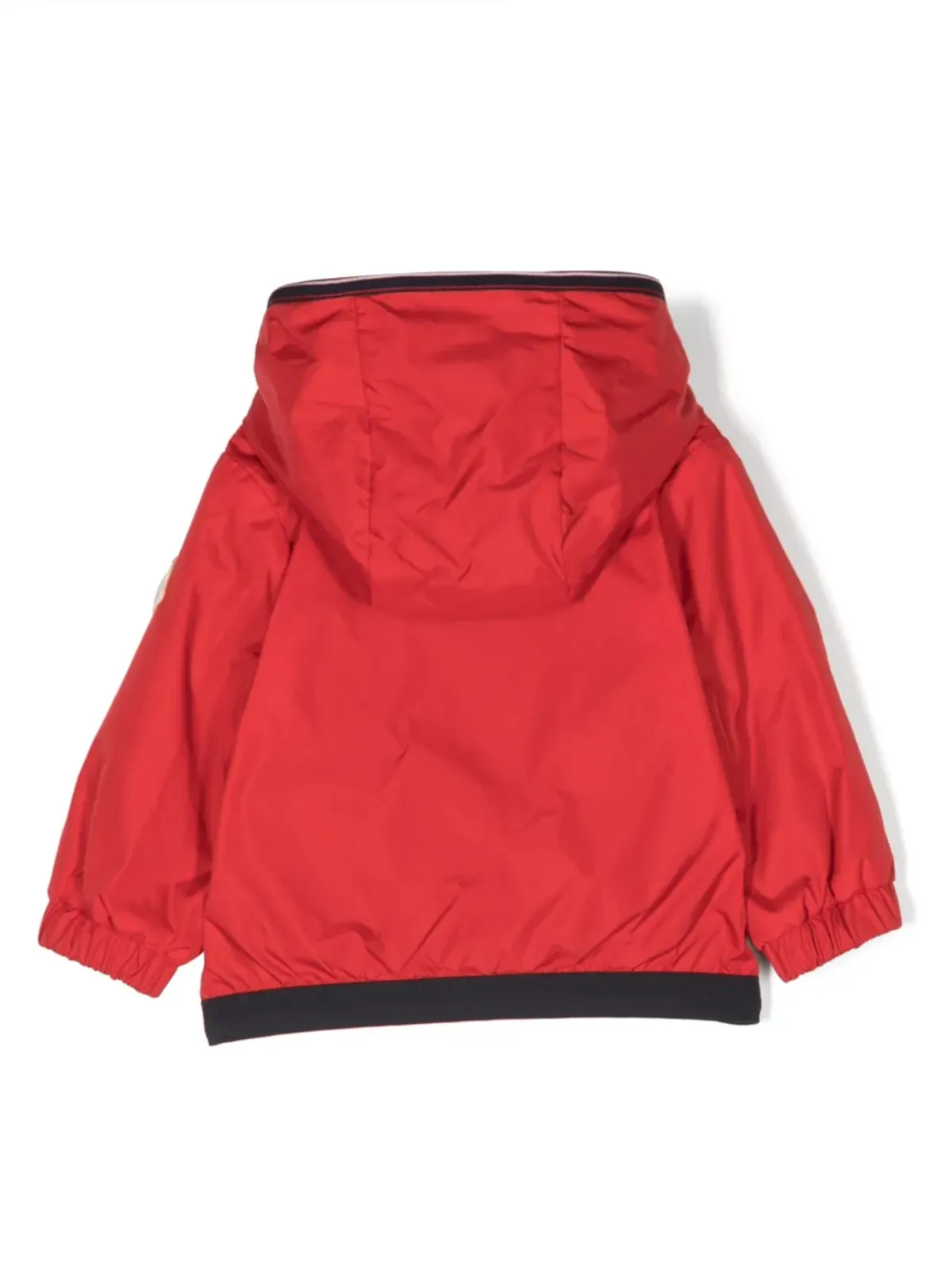 Moncler Enfant ストライプデザインのフード付きジャケット - 画像2