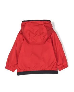 Moncler Enfant ストライプデザインのフード付きジャケット - サムネイル2