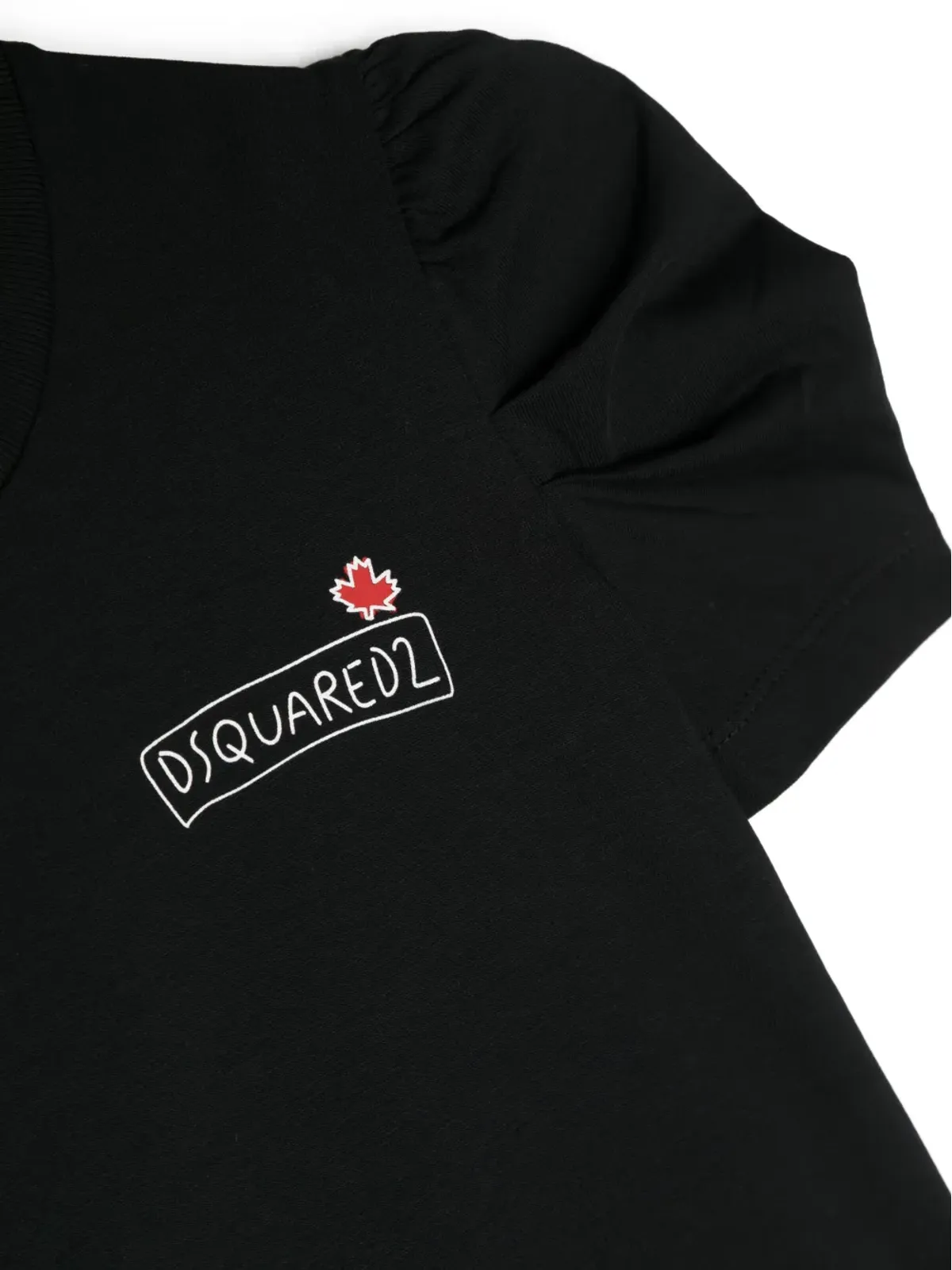 DSQUARED2 KIDS ロゴプリント パフスリーブ Tシャツ - 画像3