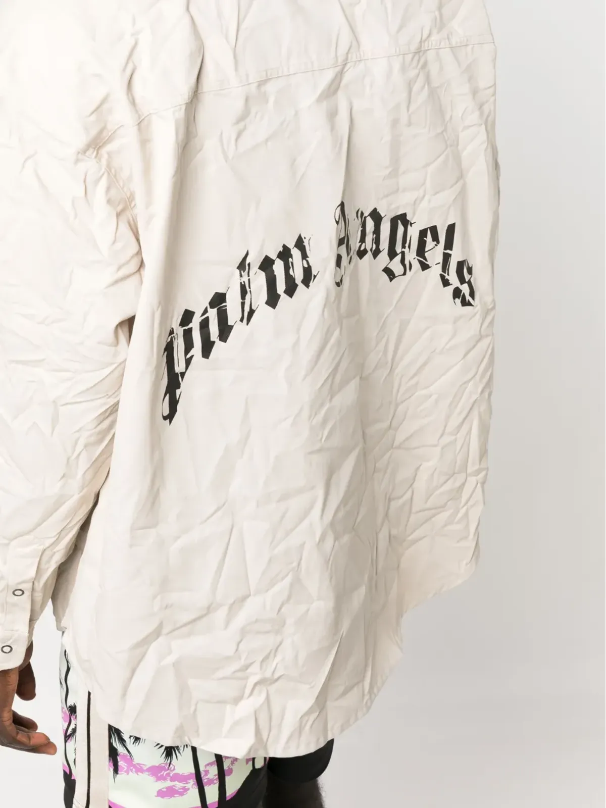 Palm Angels ロゴプリント 長袖シャツ - 画像5