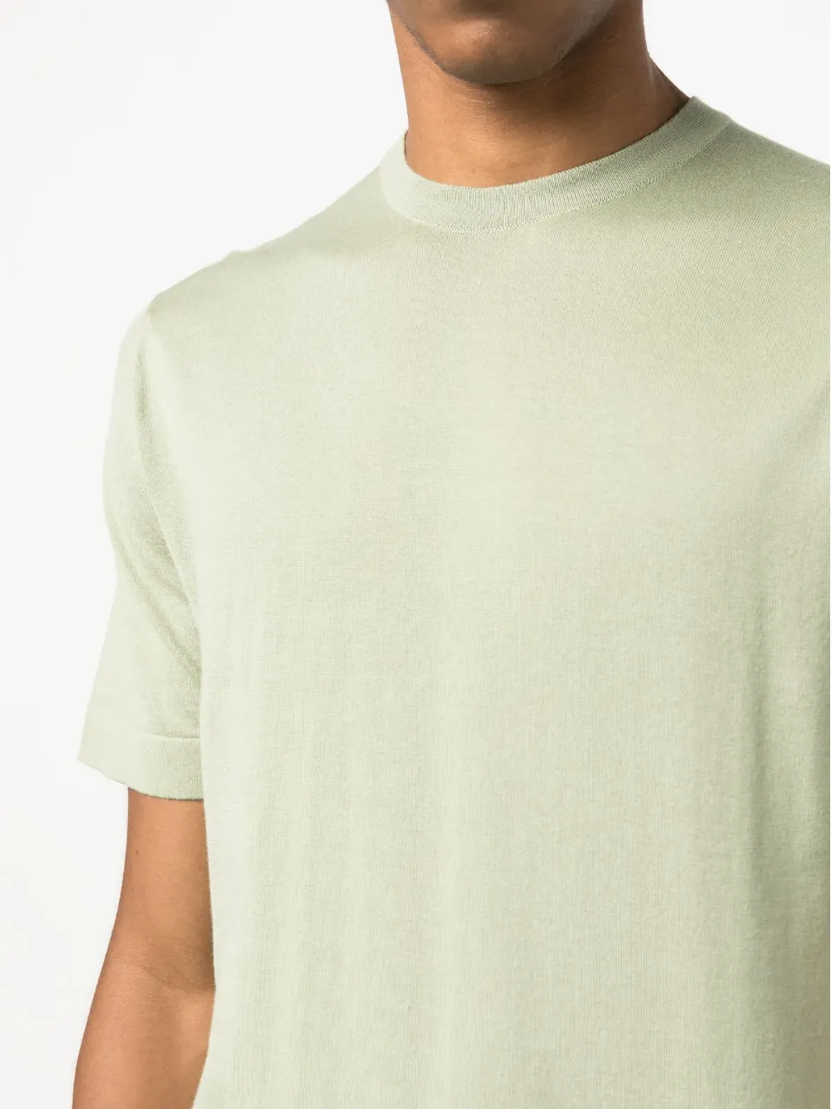 John Smedley クルーネック コットンTシャツ - 画像5