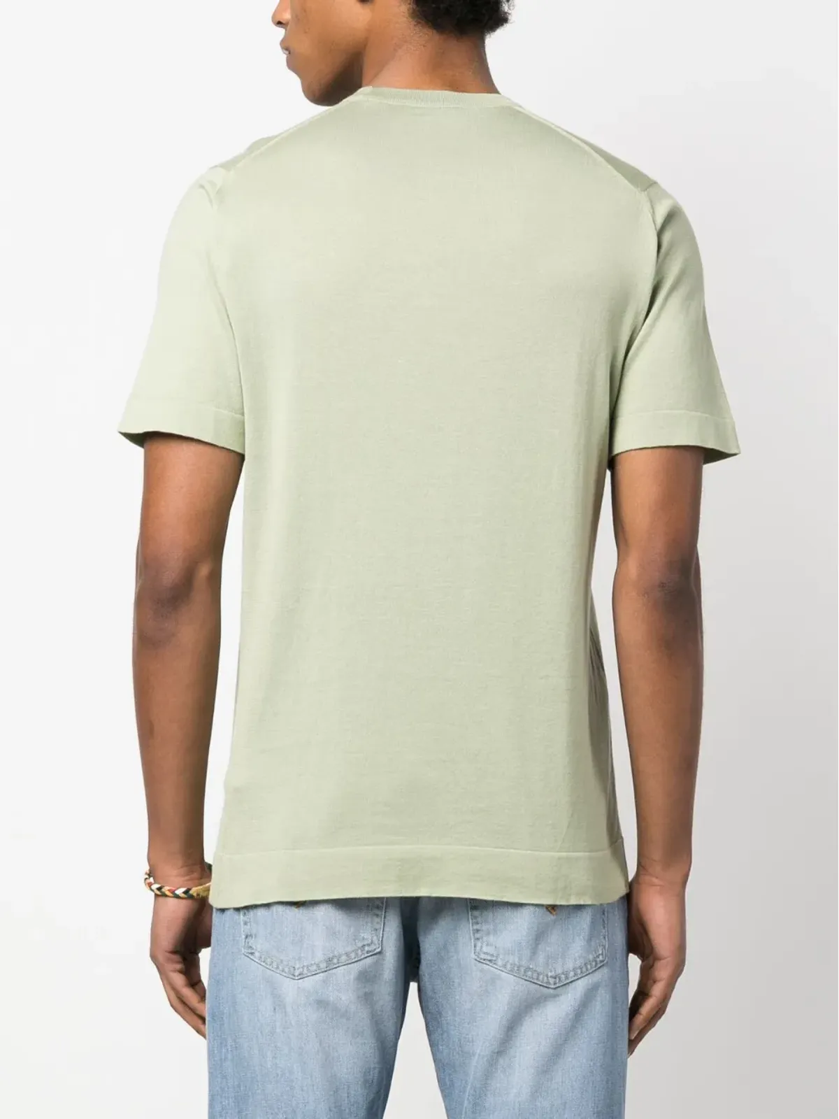John Smedley クルーネック コットンTシャツ - 画像4