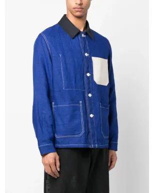 Junya Watanabe MAN リネン混シャツジャケット - サムネイル3