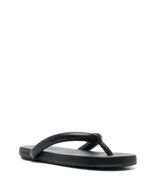 Marsèll leather flip flops - Black - サムネイル2