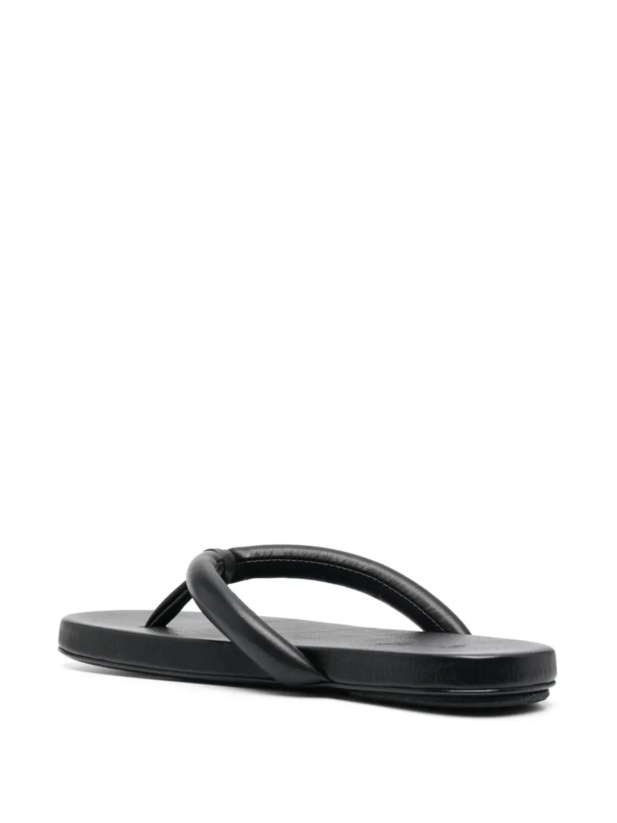 Marsèll leather flip flops - Black - 画像3