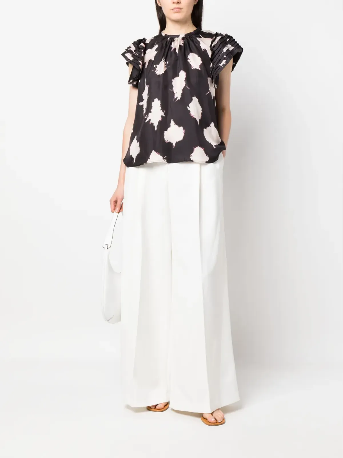 Ulla Johnson スポット柄シルクブラウス - 画像2