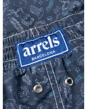Arrels Barcelona In Summer We Trust スイムショーツ - ブルー - サムネイル3