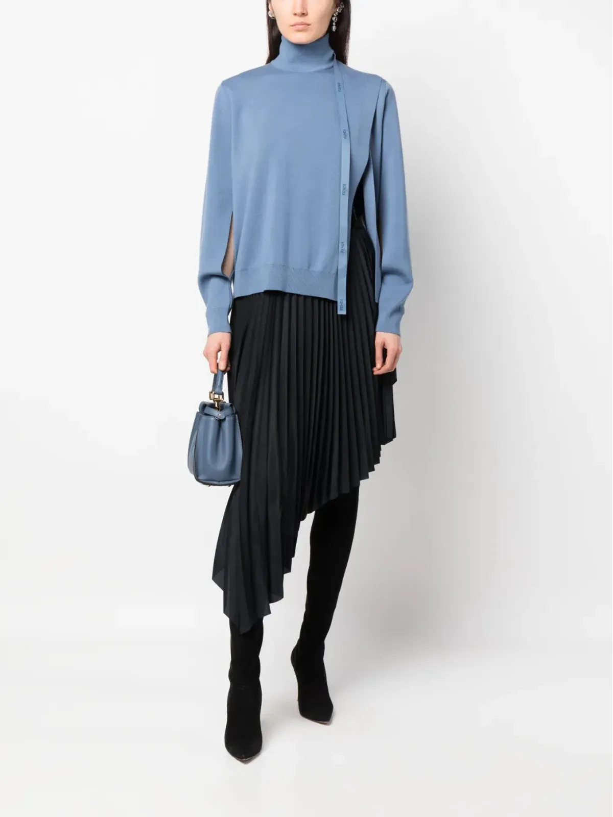 FENDI ロゴディテール ウールセーター - 画像2