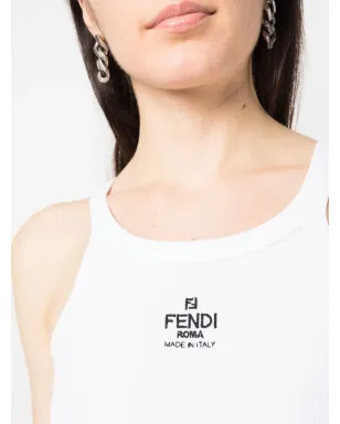 FENDI ロゴ刺繍ベストトップ - サムネイル5