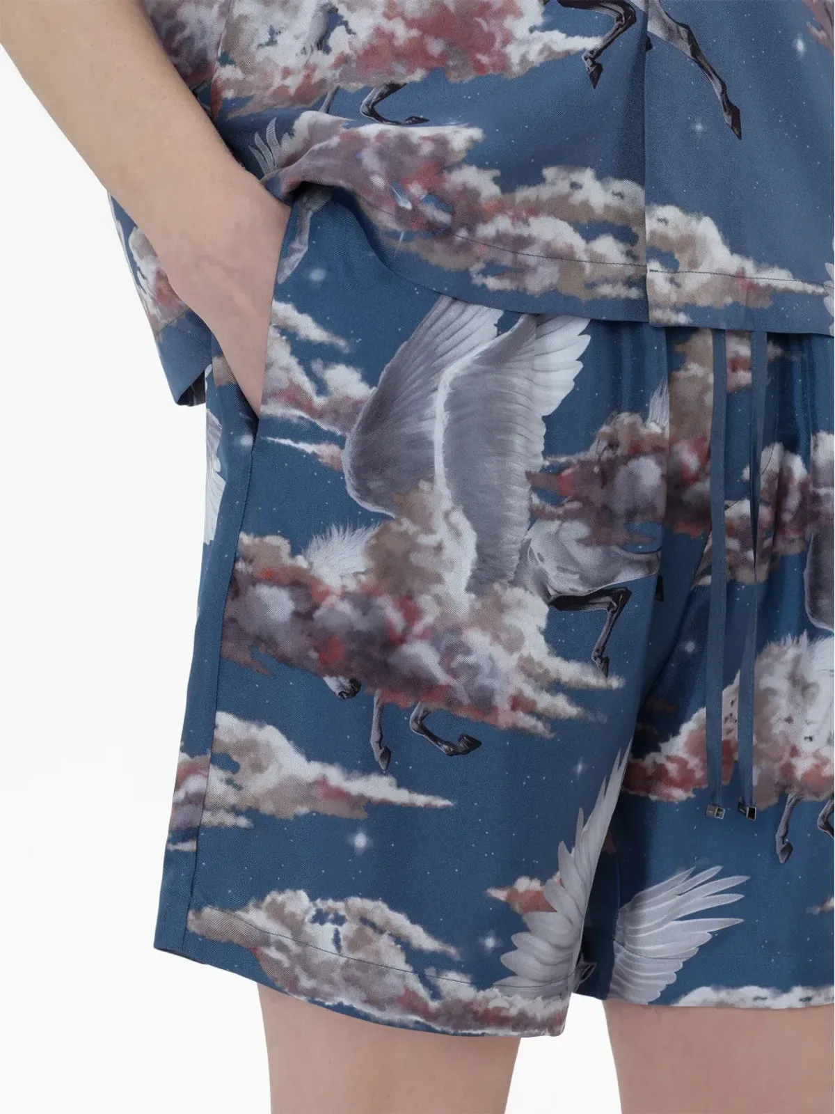 AMIRI グラフィックプリント パジャマショーツ - 画像5