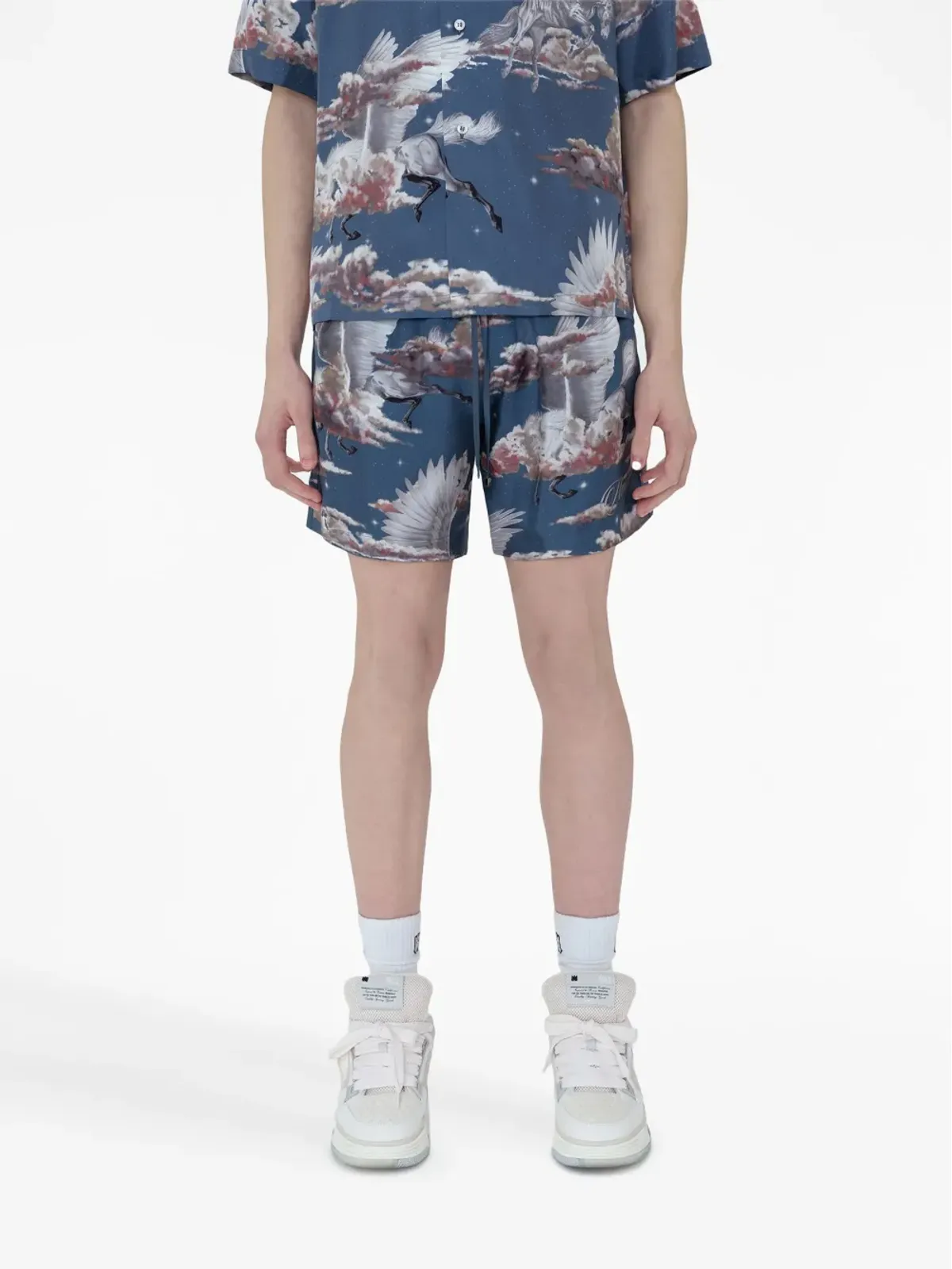 AMIRI グラフィックプリント パジャマショーツ - 画像2