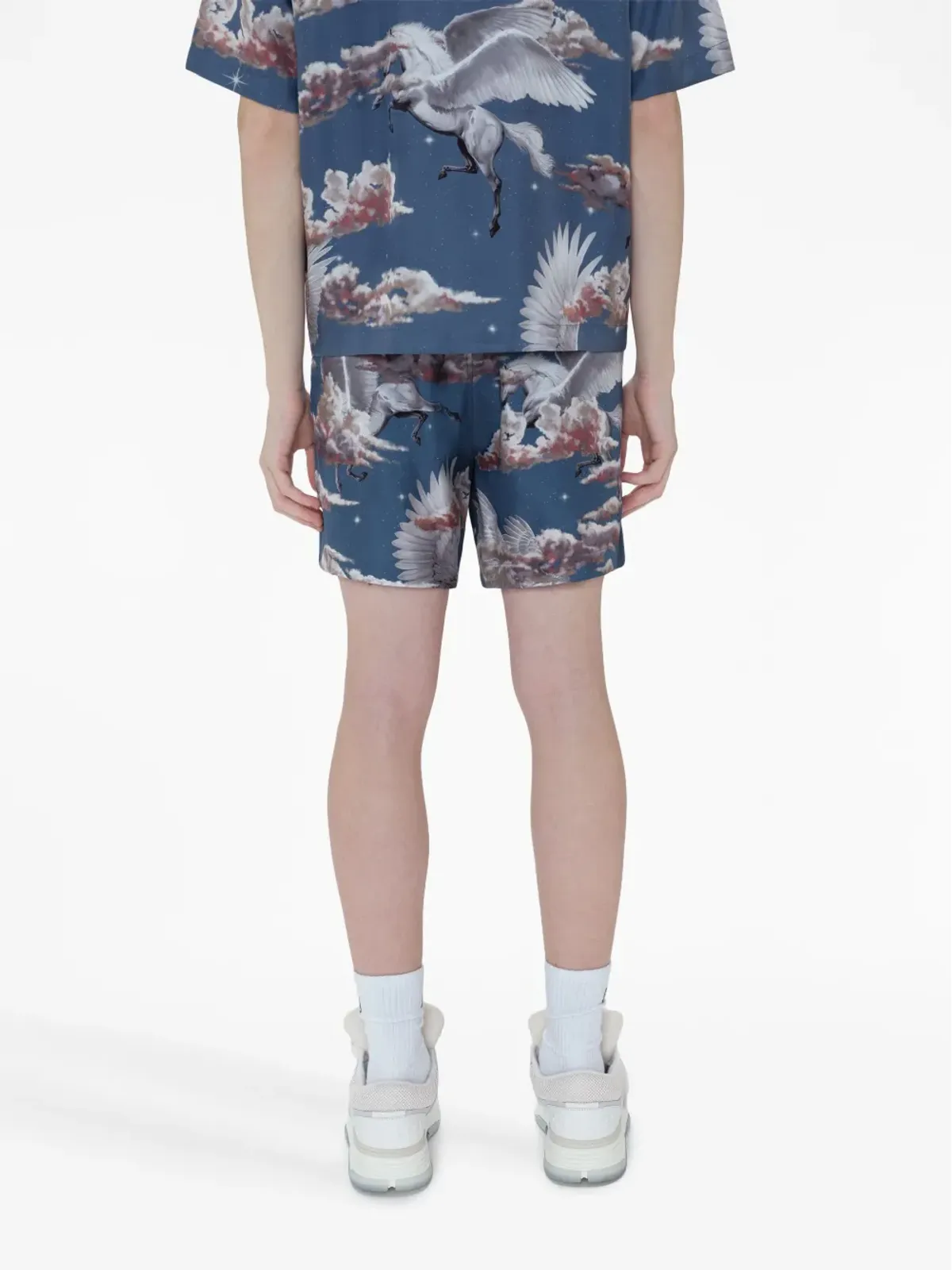 AMIRI グラフィックプリント パジャマショーツ - 画像4
