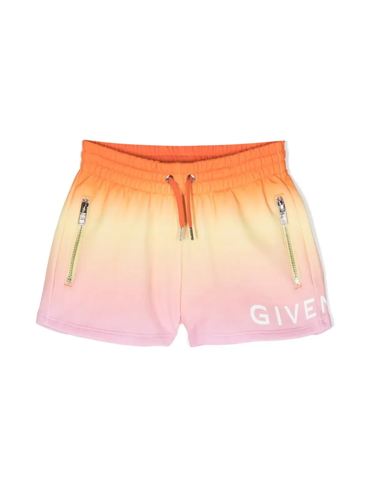 Givenchy Kids ロゴプリント ドローストリングショーツ - 画像1