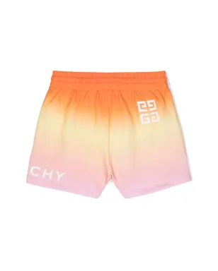 Givenchy Kids ロゴプリント ドローストリングショーツ - サムネイル2