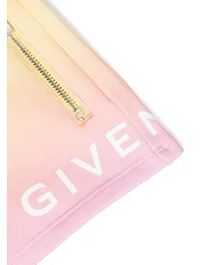 Givenchy Kids ロゴプリント ドローストリングショーツ - サムネイル3