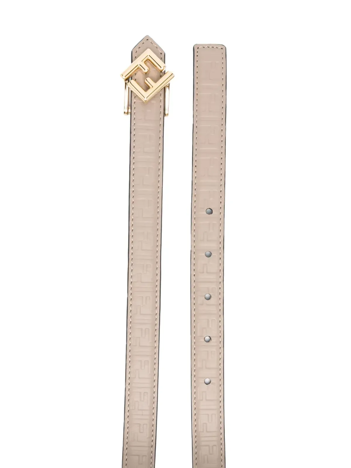 FENDI モノグラムレザーベルト - 画像2