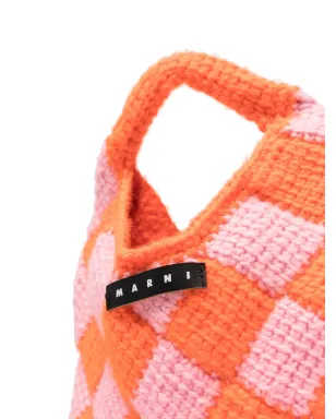Marni Kids 小型マーケットダイヤモンド クロシェ バッグ - サムネイル2