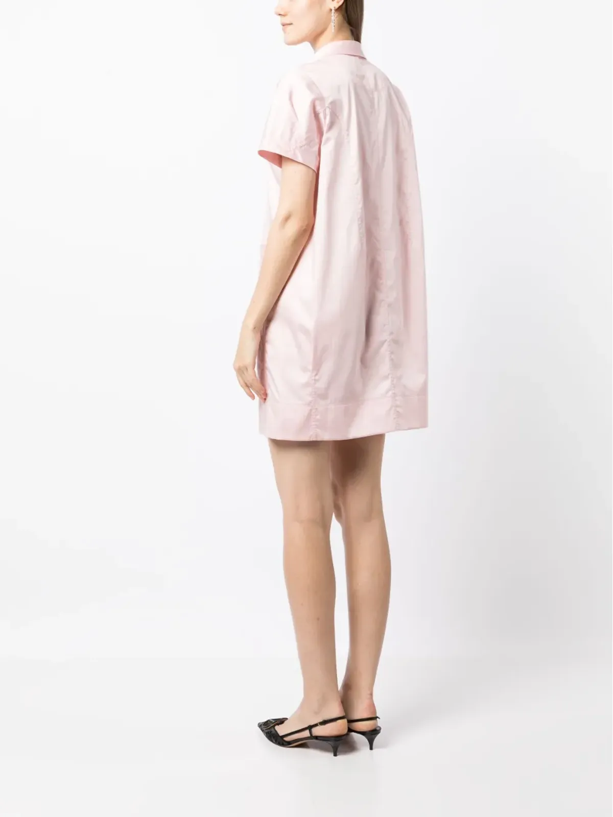 SHIATZY CHEN コットンミニシャツドレス - 画像4