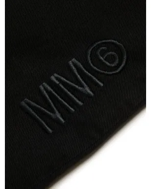 MM6 Maison Margiela Kids ロゴ刺繍ボタンフライジーンズ - サムネイル3