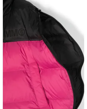 MM6 Maison Margiela Kids エンブロイダーロゴ入りパッド付きジレ（ピンク） - サムネイル3