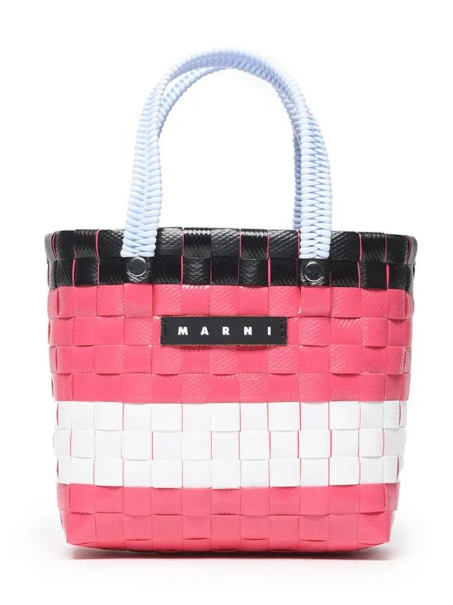 Marni Kids Marni Kids Sunday Morning 編み込みトートバッグの商品画像