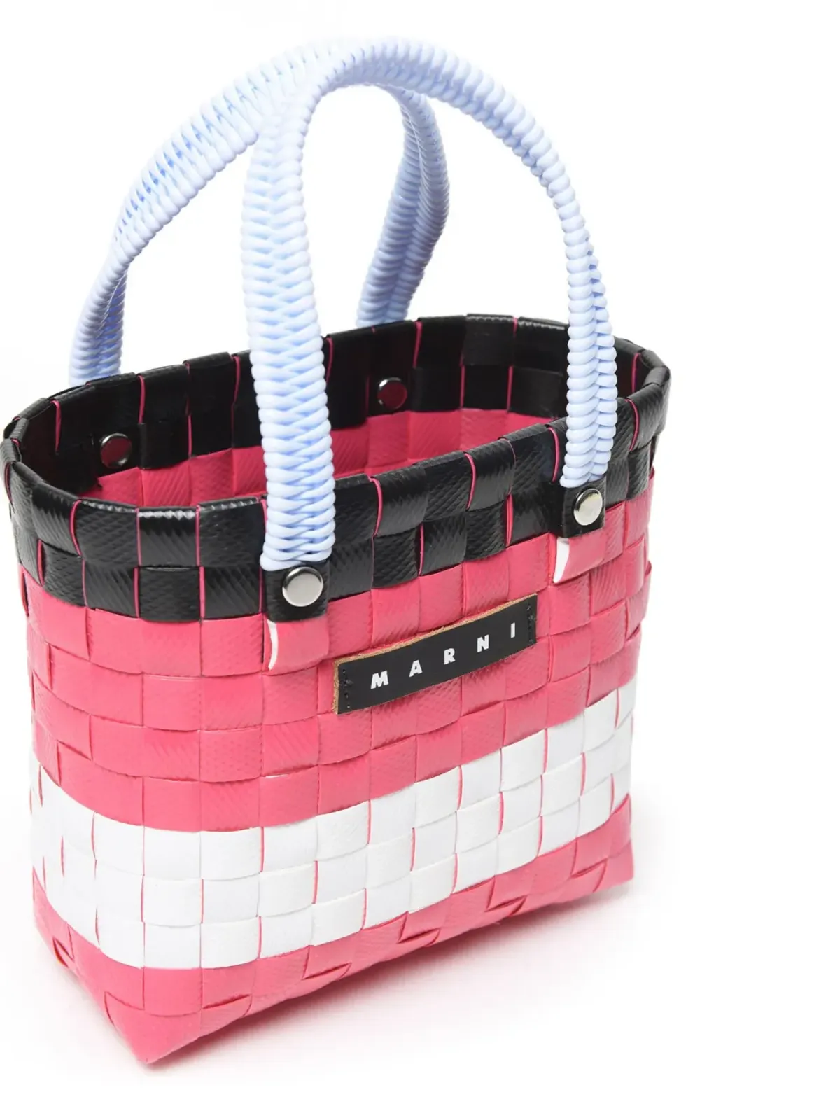 Marni Kids Sunday Morning 編み込みトートバッグ - 画像4
