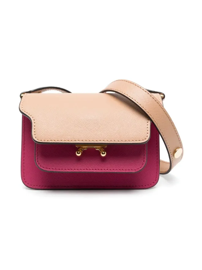 Marni Kids Marni Kids トランク カラーブロック ショルダーバッグ - ピンクの商品画像