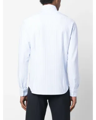 Fedeli long-sleeve buttoned shirt - Blue - サムネイル4