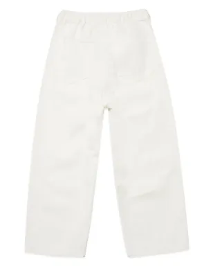 MM6 Maison Margiela Kids ウエストゴム入りワイドデニムパンツ - サムネイル2